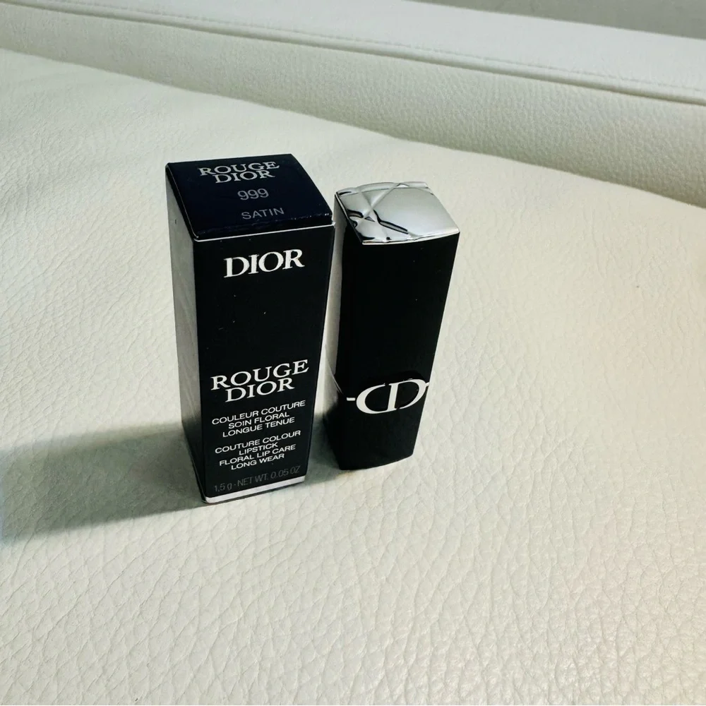 Dior Rouge Dior Couture Colour Lipstick 999 Satin mini 1.5g New